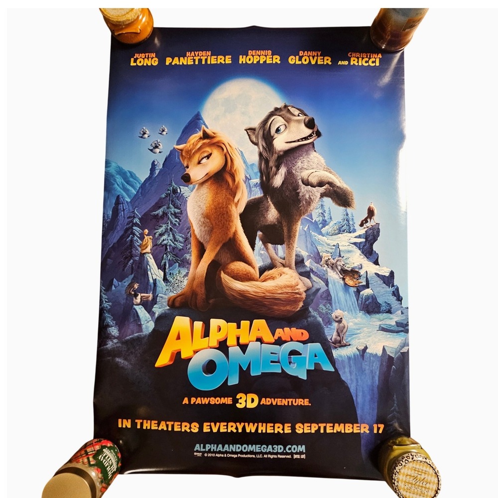 Alpha and Omega 2010 Original Movie Poster 27x40 Justin Long Hayden Panettiere